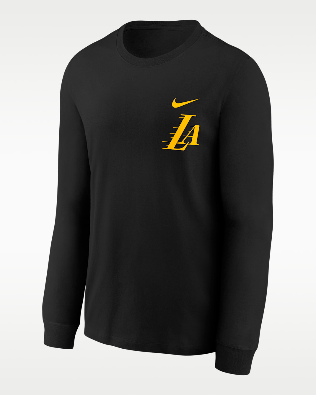 Los Angeles Lakers Essential City Edition Big Kids' Long-Sleeve T-Shirt - Black