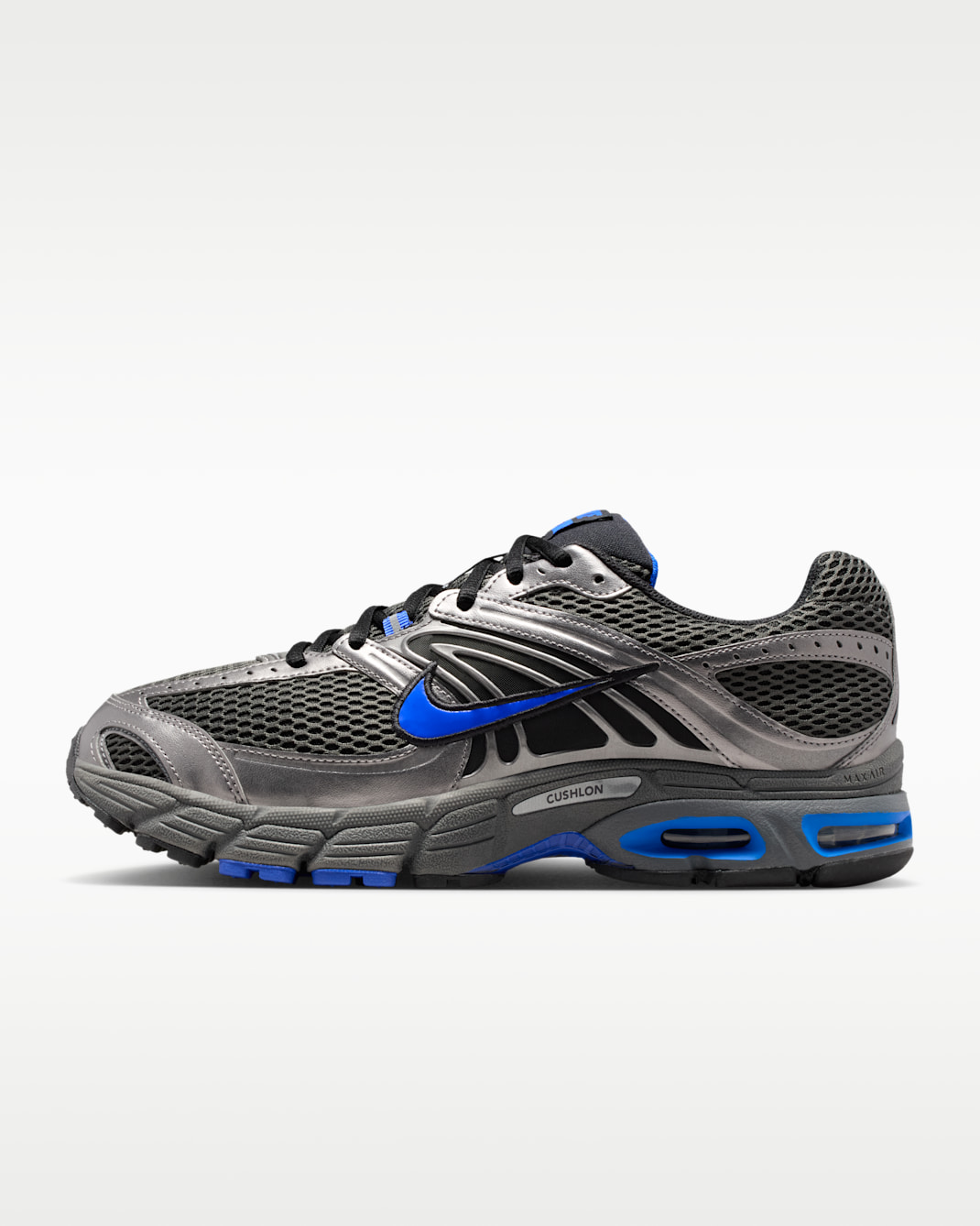 Nike Air Max Moto 2K Men's Shoes - Dark Smoke Grey/Black/Metallic Dark Grey/Racer Blue