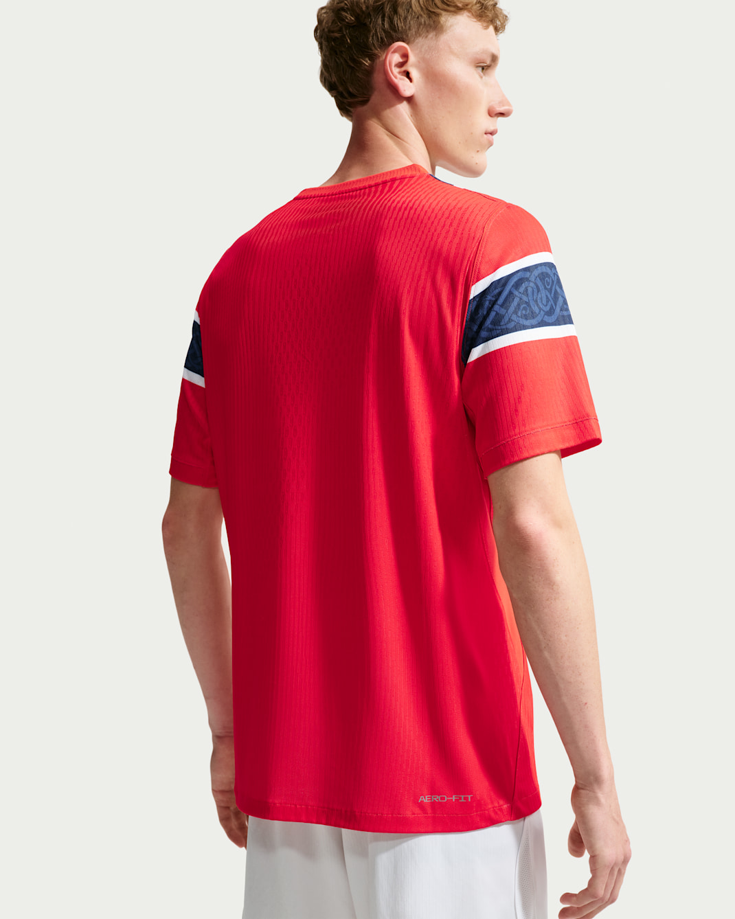 Norway National Team 2026 Match Nike Aero-FIT-fotballdrakt til herre (hjemmedrakt) - Chile Red/Hvit/Chile Red/Hvit