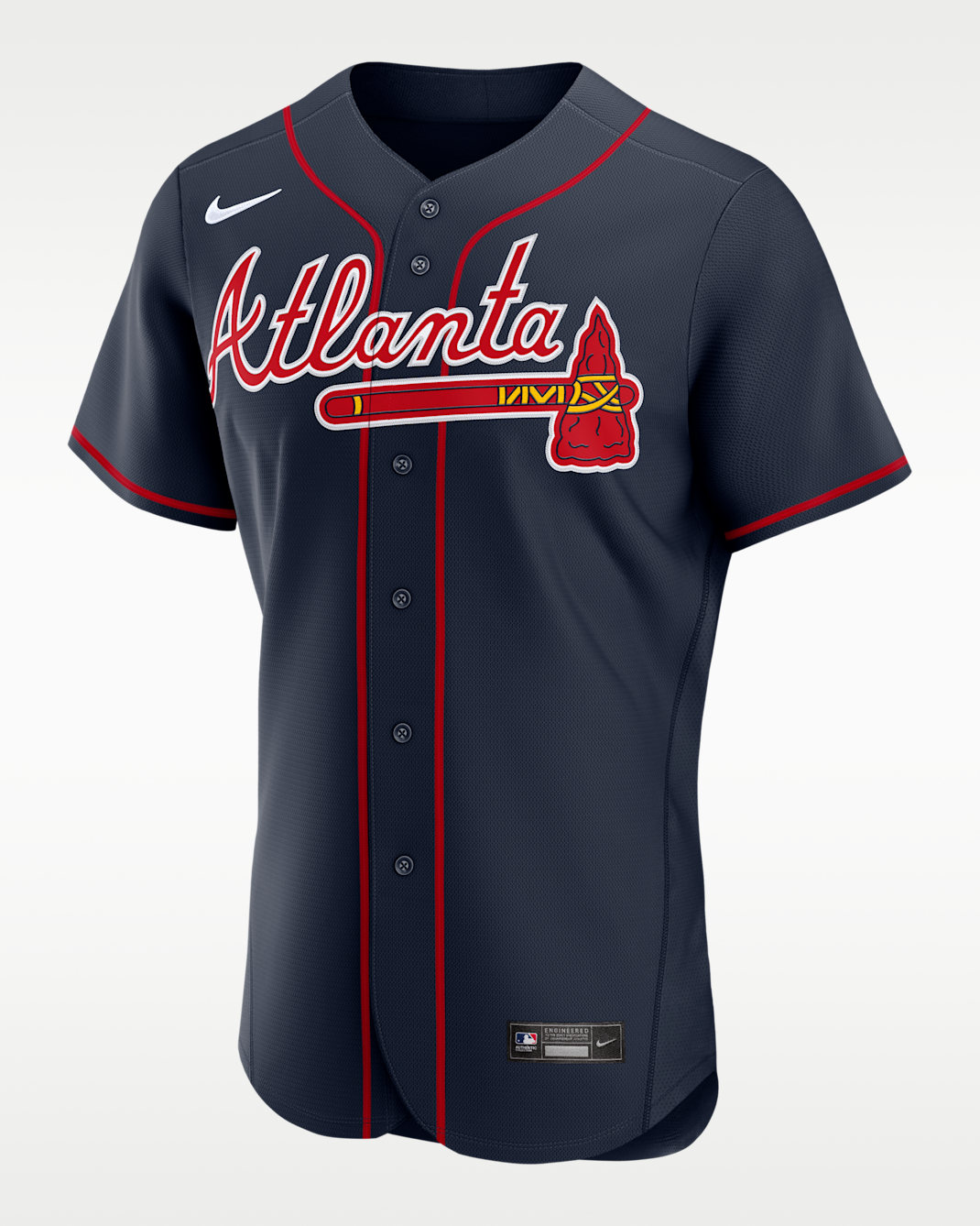 Drake Baldwin Atlanta Braves 2025 MLB Awards Gold Batterman Men's Nike MLB Authentic Jersey - Navy