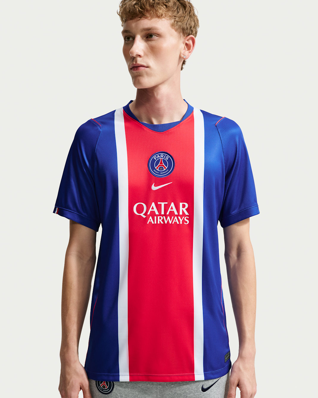 Paris Saint-Germain 2026/27 Stadium Home Men's Nike Dri-FIT Football Replica Shirt - Old Royal/White/University Red/White