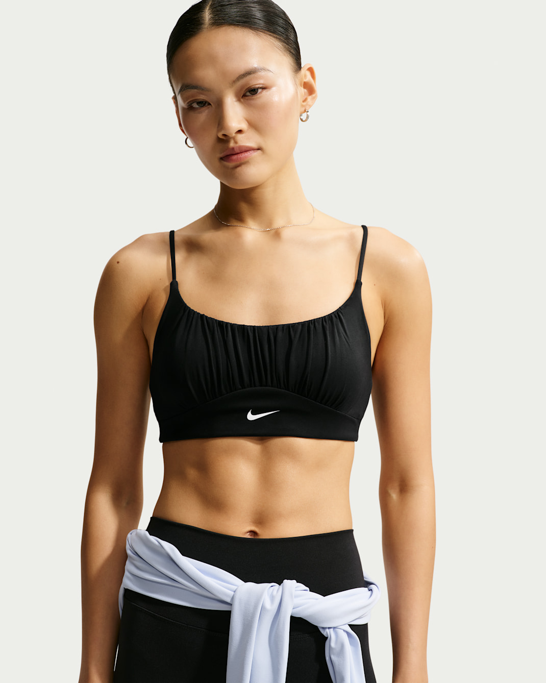 Nike One 女款輕度支撐運動內衣 - 黑色