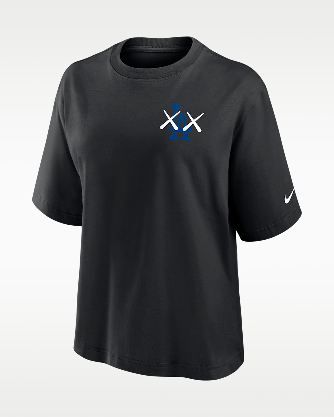 Los Angeles Dodgers Boxy Women's Nike x KAWS MLB T-Shirt - Black