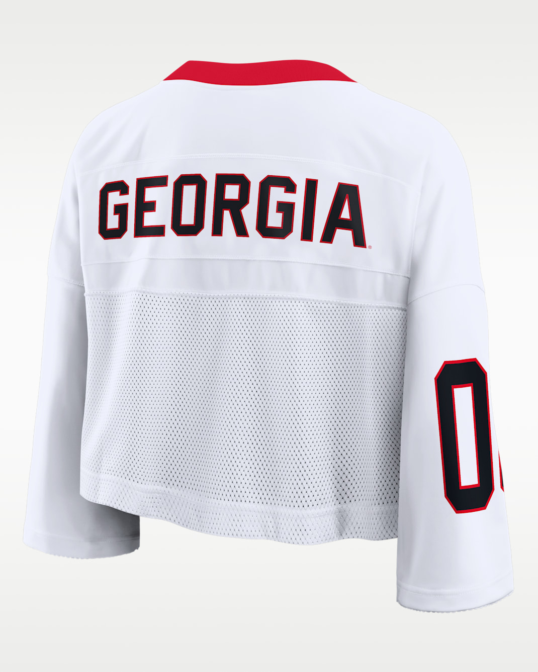 Georgia Logo Women's Nike Dri-FIT College Cropped Jersey