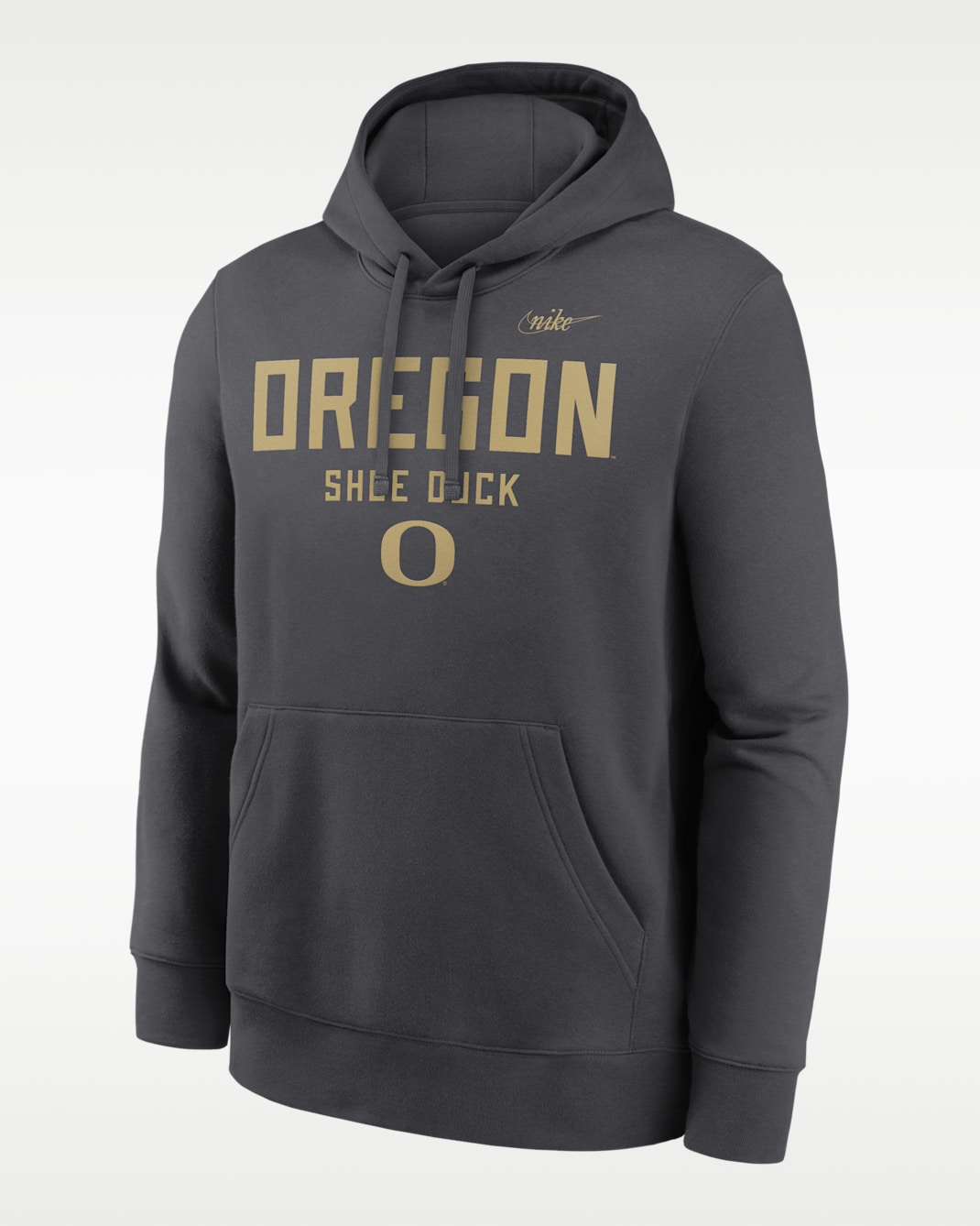 Oregon Alt Men's Nike College Pullover Hoodie - Anthracite