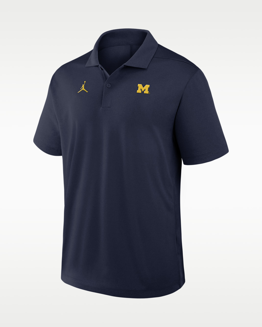 Michigan Primetime Victory Plus Men's Jordan Brand Dri-FIT College Polo - Navy