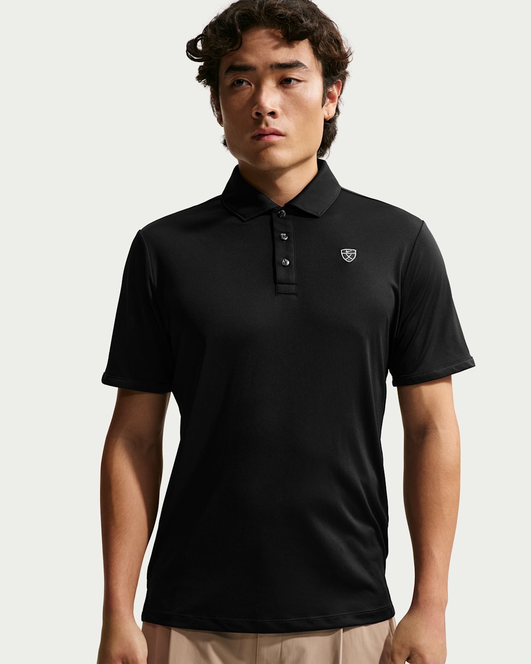 Nike Par Men's Dri-FIT Golf Polo - Black/White