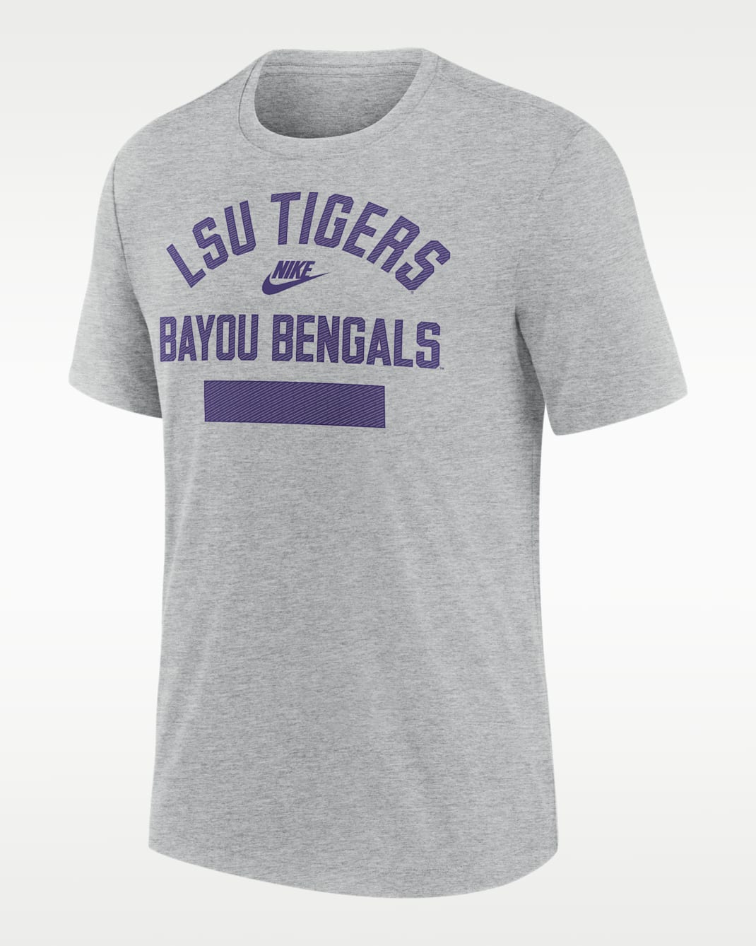 LSU Legacy Men's Nike College T-Shirt - Grey Heather