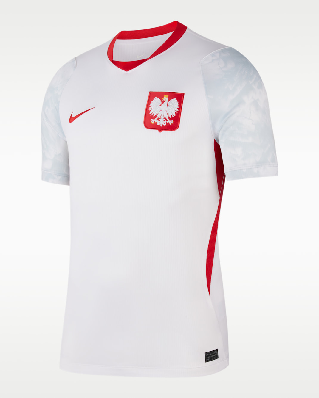 Poland 2026/27 Older Kids' Nike Dri-FIT Football Replica Shirt - White/Field Silver/Sport Red