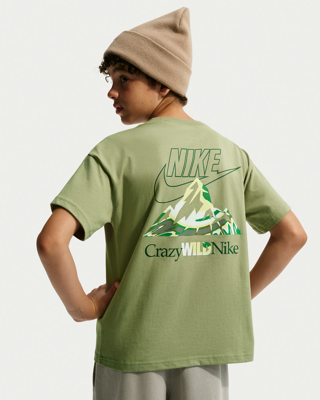 Nike Sportswear T-Shirt (ältere Kinder) - Dusty Olive