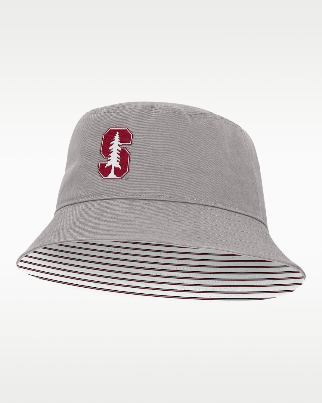 Stanford Primetime Apex Men's Nike College Bucket Hat - Grey