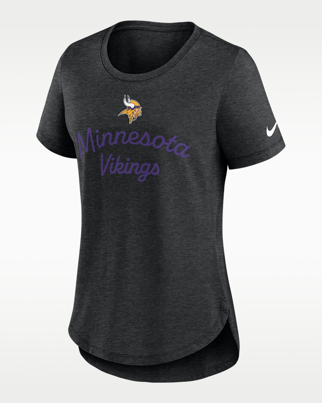 Minnesota Vikings Script Women's Nike NFL T-Shirt - Black