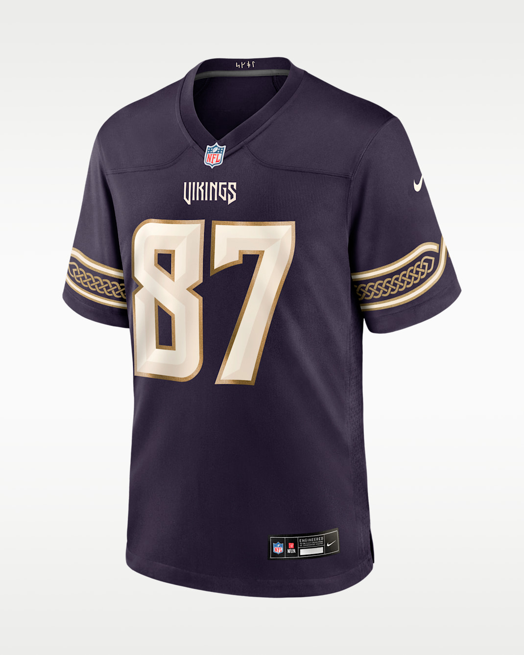 T.J. Hockenson Minnesota Vikings Rivalries Collection Men's Nike NFL Game Jersey - Purple