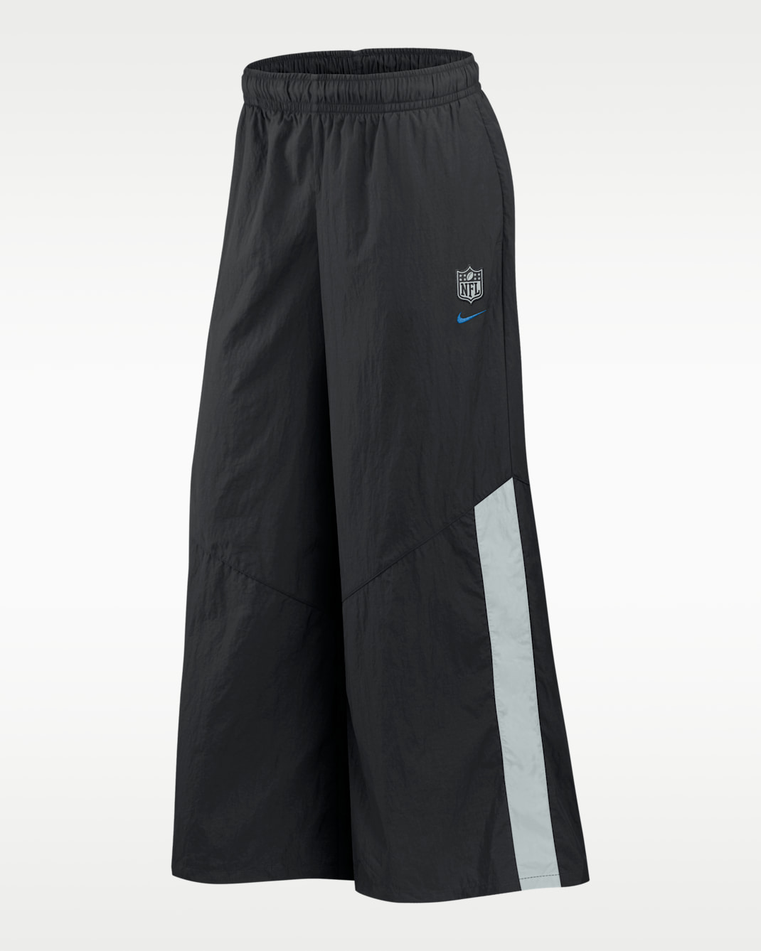 Detroit Lions Rivalries Collection Wide-Leg Women's Nike NFL Mid-Rise Woven Pants - Black