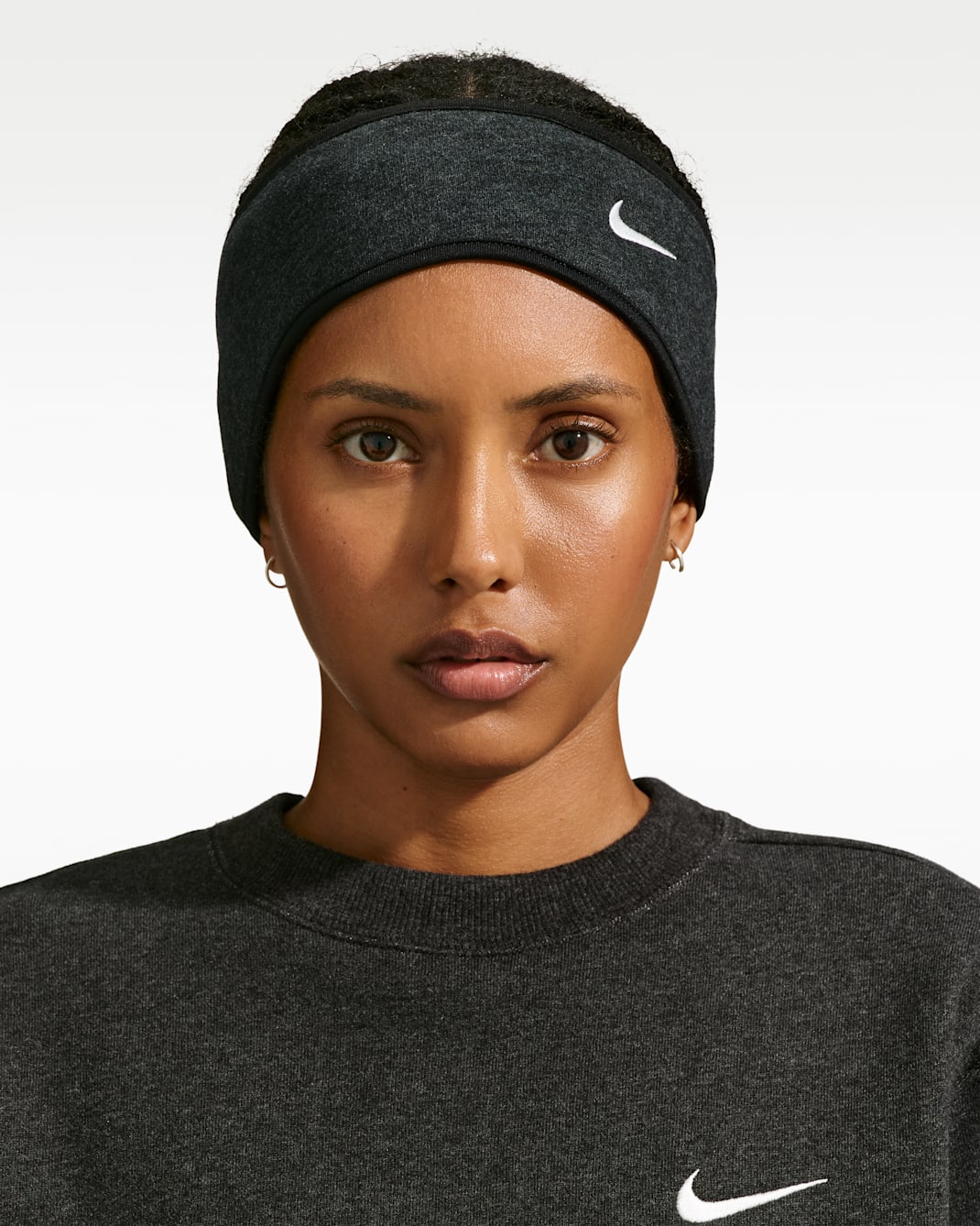 Κορδέλα Nike Studio Fleece - Black Heather/Sail