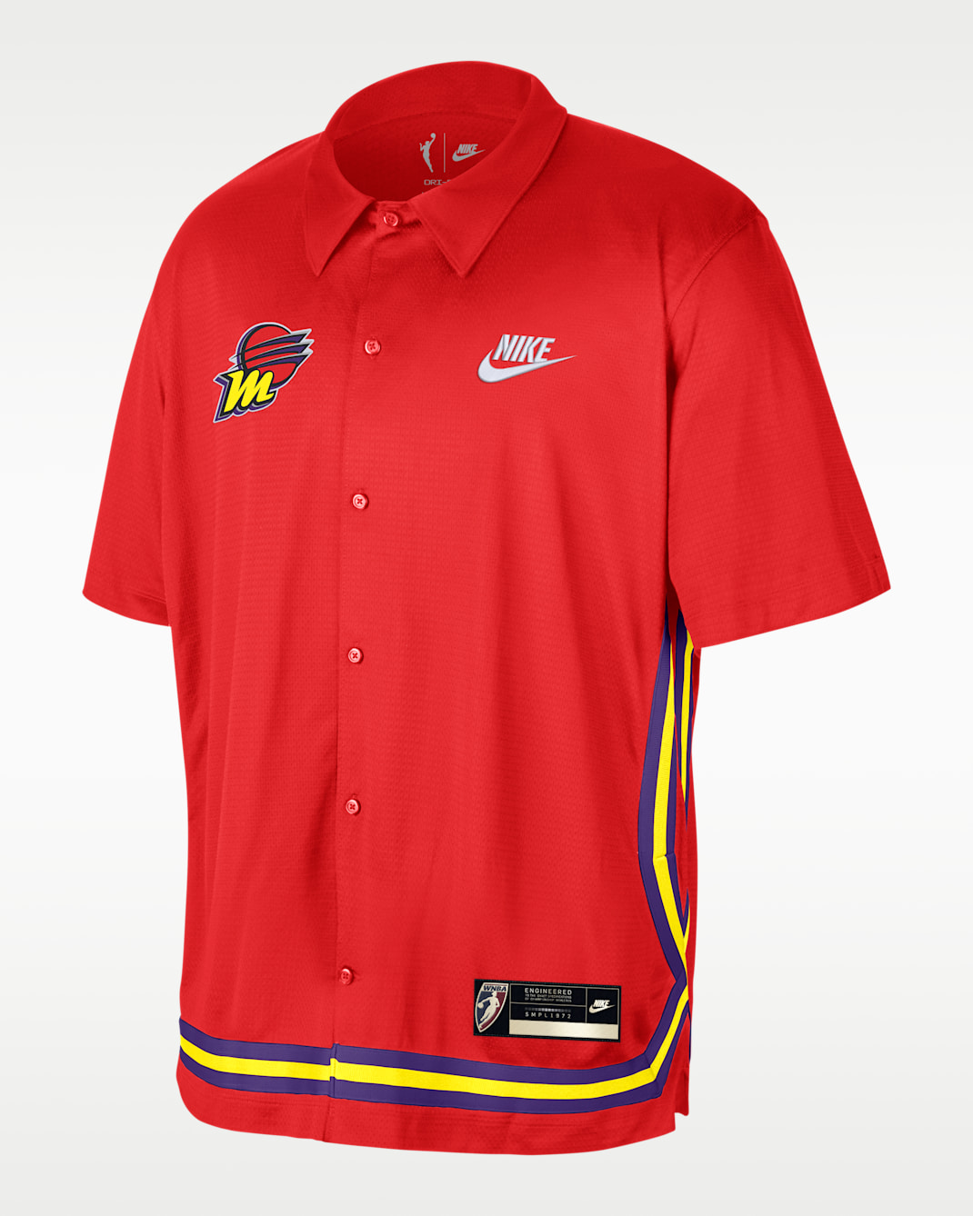 Phoenix Mercury Court Origins Nike Dri-FIT WNBA T-Shirt - Chile Red/White