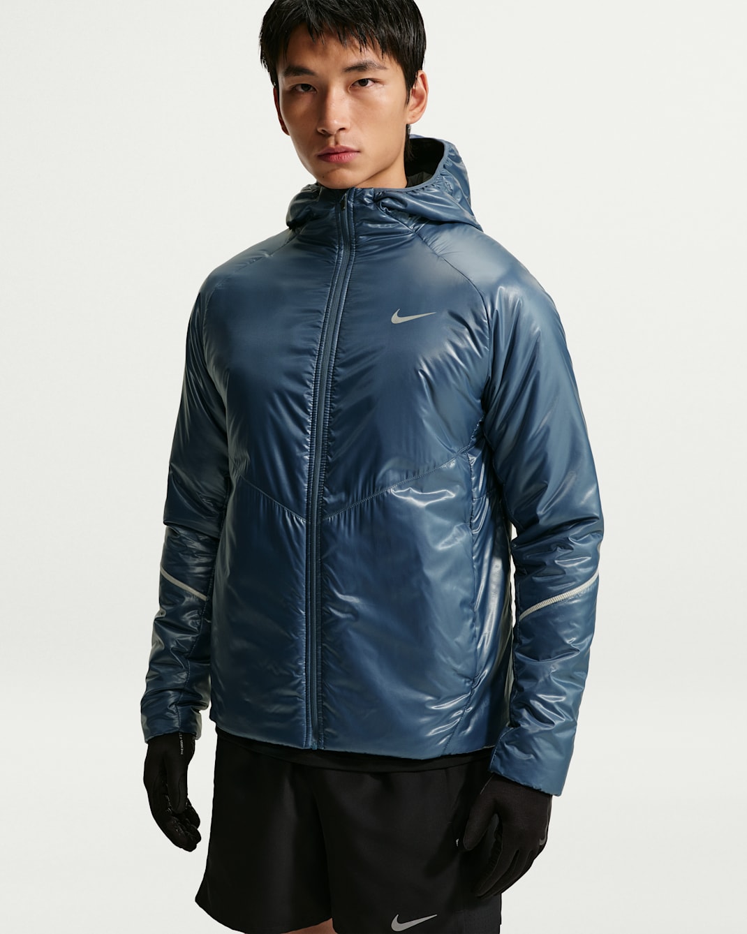 Giacca da running Therma-FIT Nike Miler AeroLayer – Uomo - New Slate/Nero