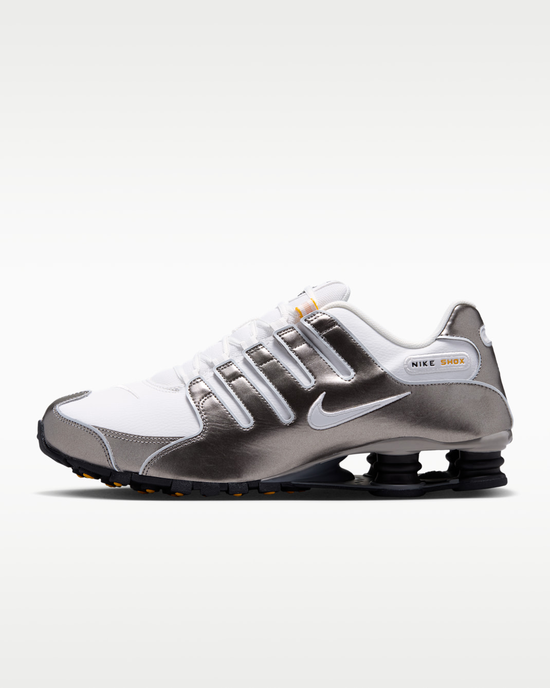 Scarpa Nike Shox NZ – Uomo - Summit White/Metallic Pewter/University Gold/Summit White