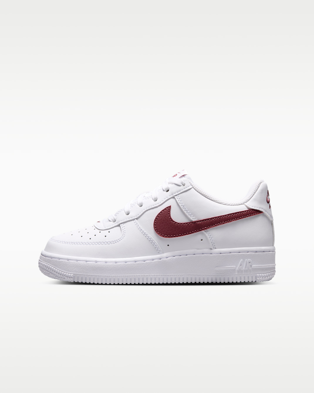 Nike Air Force 1 cipő nagyobb gyerekeknek - Fehér/Pink Smoke