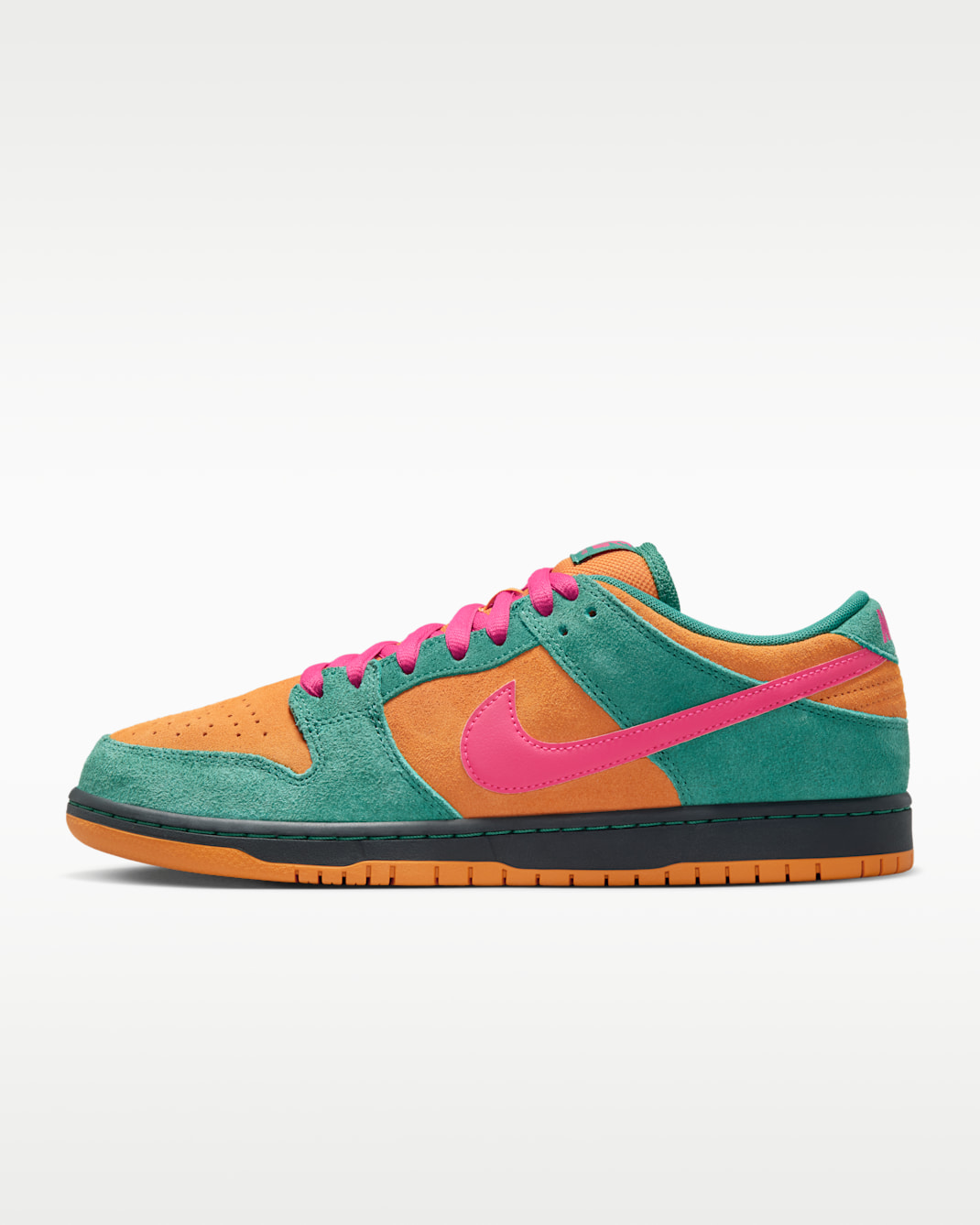 Chaussures de skateboard Nike SB Dunk Low Pro - Green Noise/Light Curry/Off Noir/Watermelon