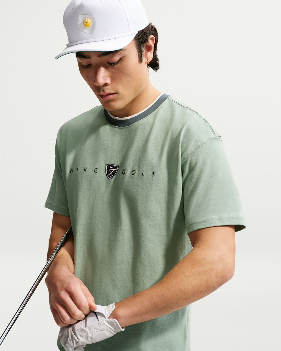 Nike Men's Loose-Fit Golf T-Shirt - Steam