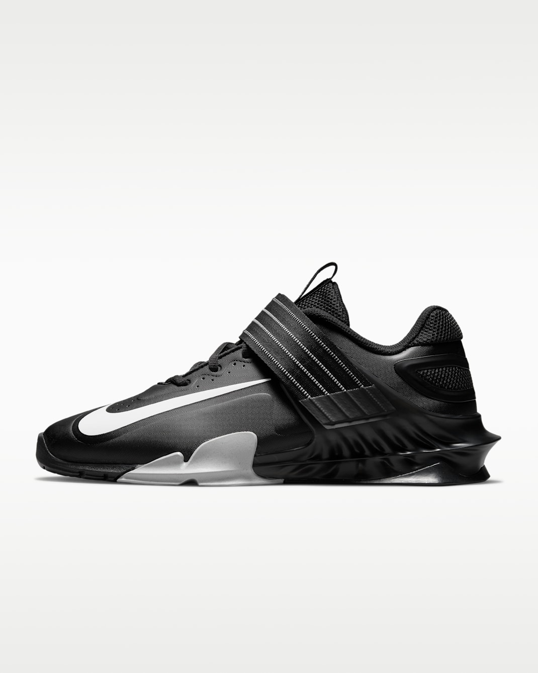 Tenis de levantamiento de pesas Nike Savaleos - Negro/Gris niebla/Naranja láser/Blanco