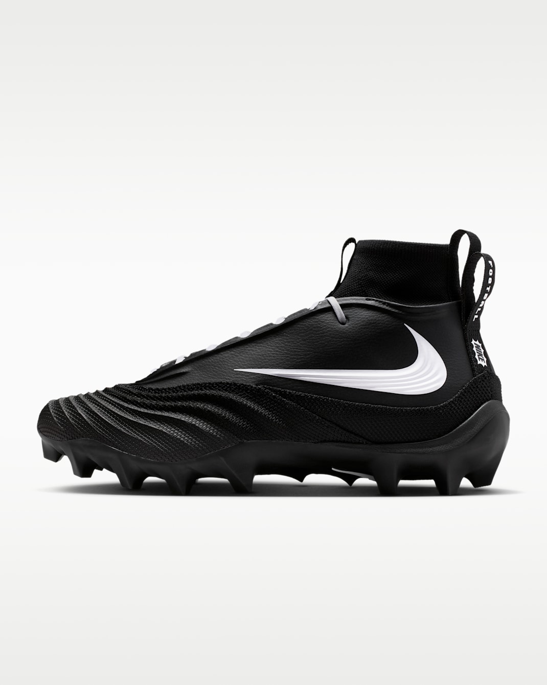 Nike Alpha Menace 5 Pro Men's Football Cleats - Black/Black/White