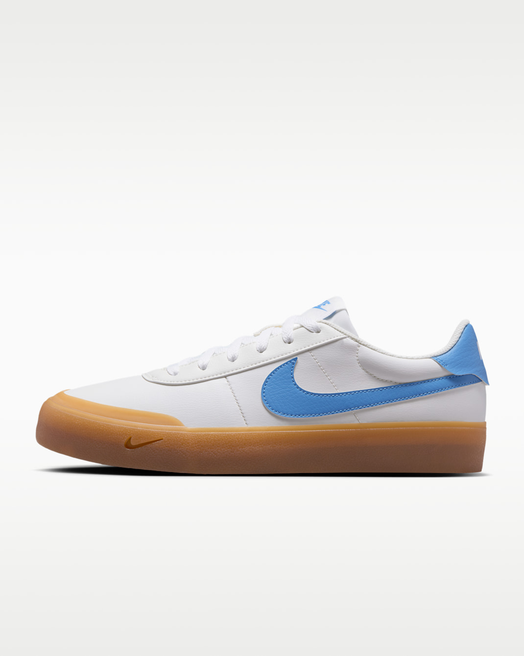 Nike Court Shot Men's Shoes - Sail/Gum Light Brown/White/Blue Beyond