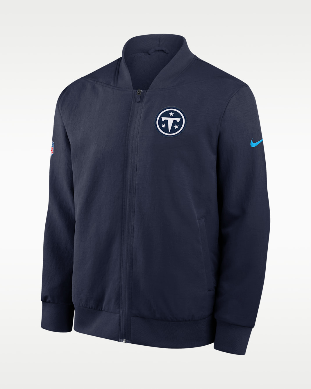 Tennessee Titans Rivalries Collection Sideline Men's Nike NFL Full-Zip Bomber Jacket - College Navy