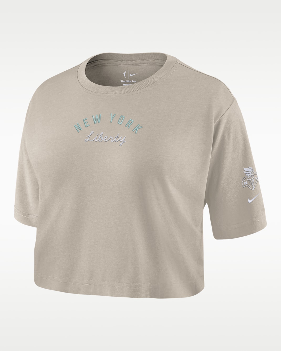 New York Liberty Women's Cropped T-Shirt - Cream II