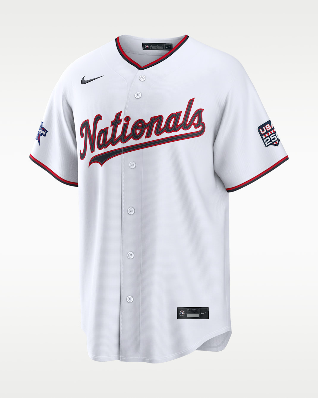 James Wood National League 2026 All-Star Game Men's Nike MLB Replica Jersey - White