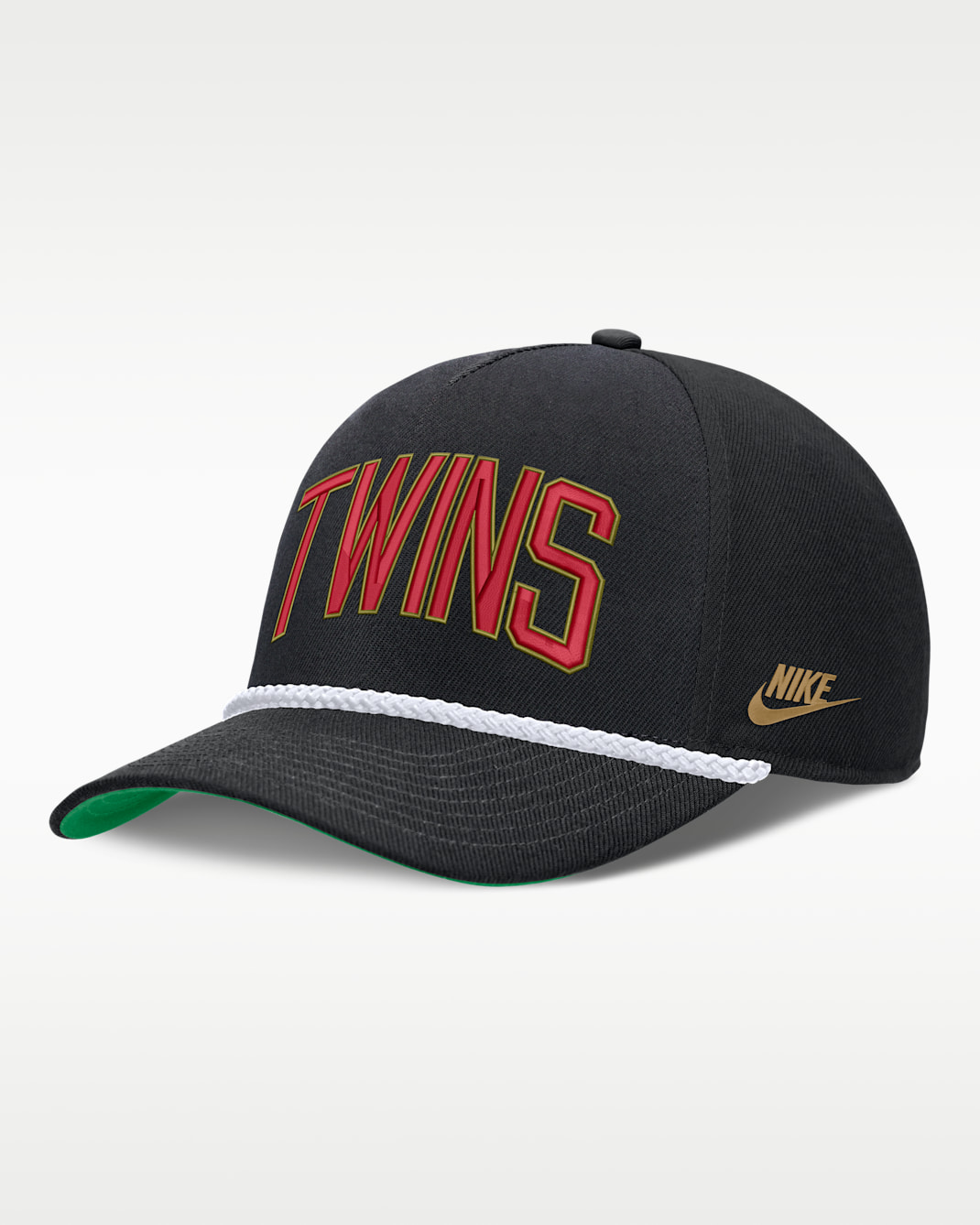 Minnesota Twins Rise Men's Nike MLB Adjustable Hat - Black