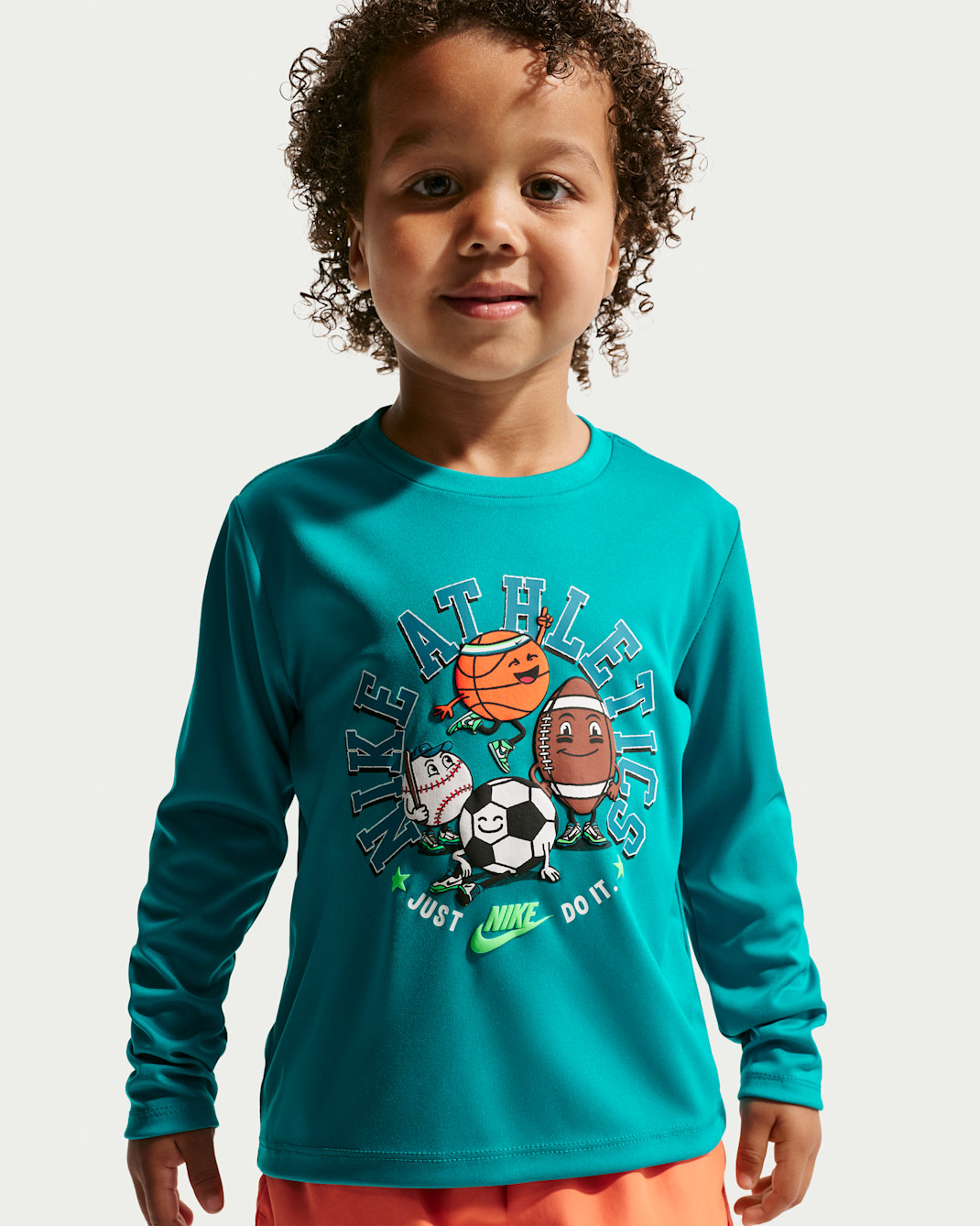 Playera de manga larga Dri-FIT con gráfico infantil Nike - Energía