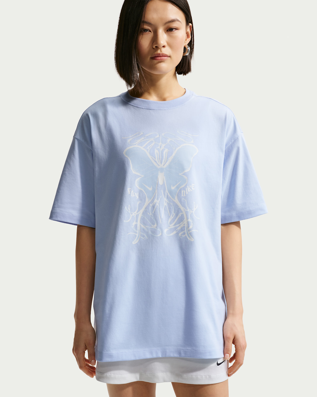 나이키 스포츠웨어 우먼스 오버사이즈 티셔츠 - 하이드로젠 블루