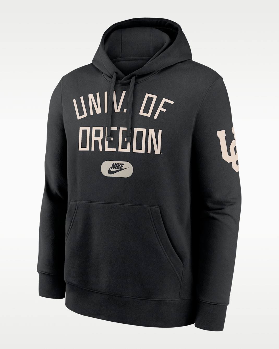 Oregon Club Men's Nike College Pullover Hoodie - Black