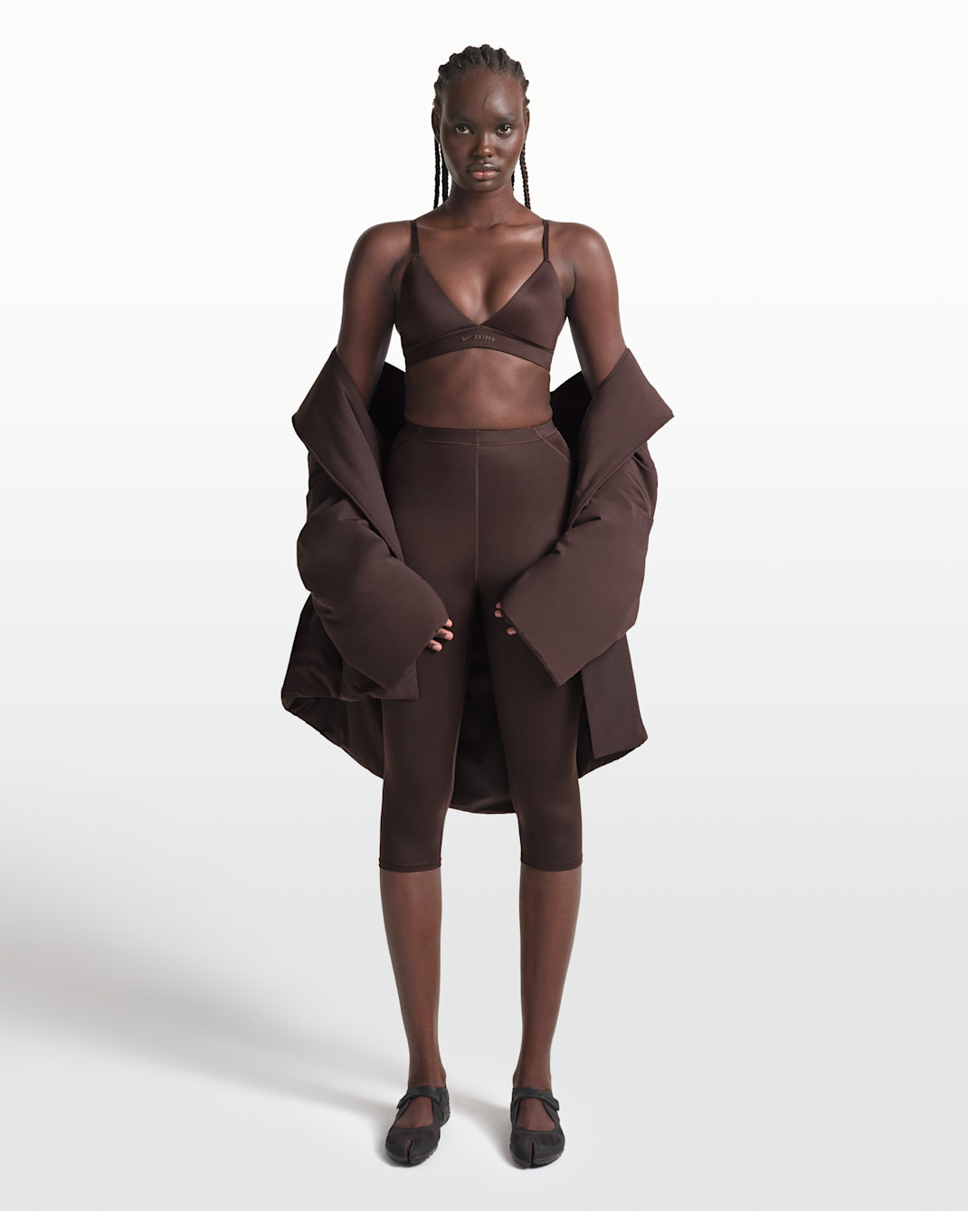 Legging taille haute NikeSKIMS Shine 43 cm avec cordon de serrage pour femme - NSKM PHOENIX