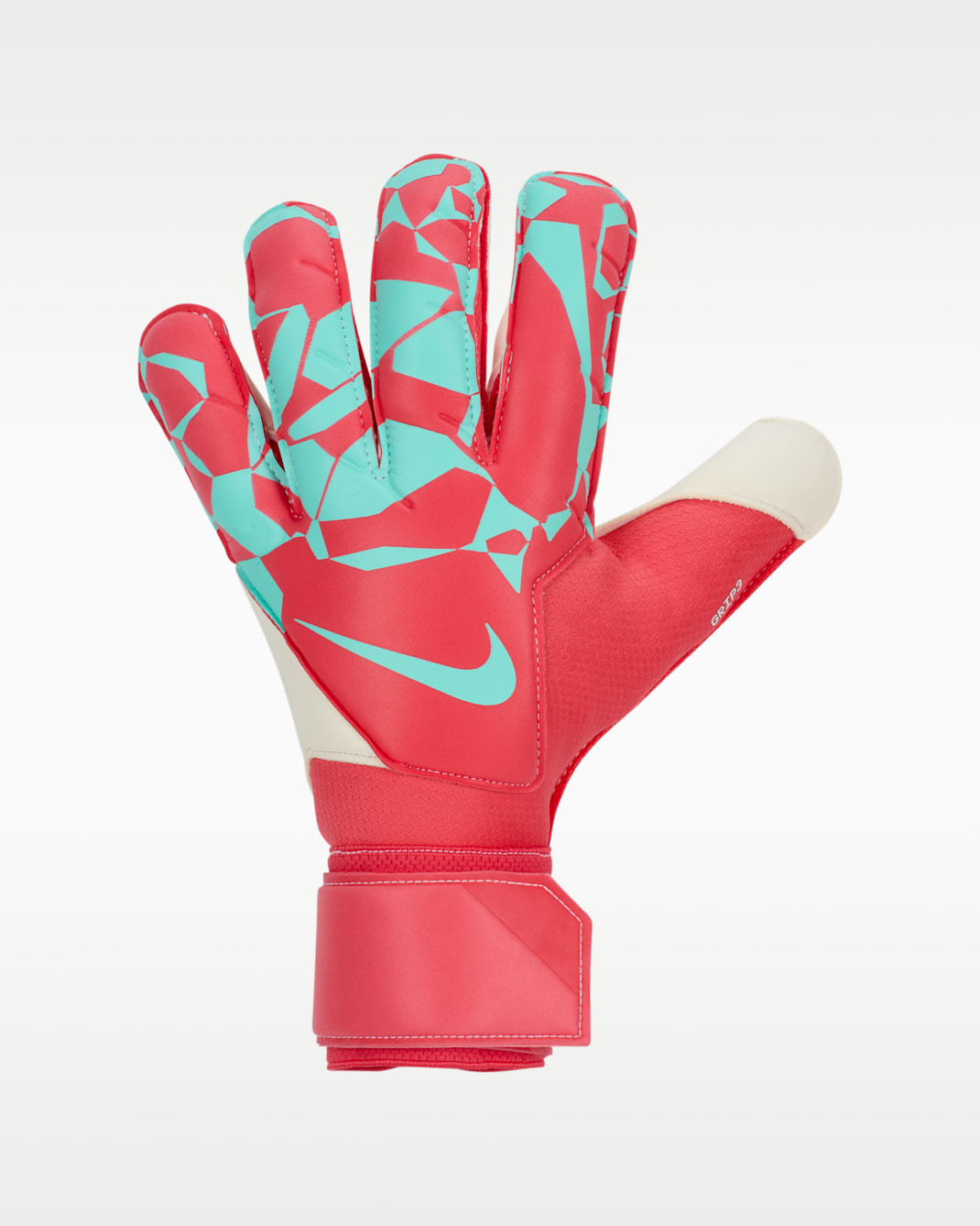 Guantes de fútbol Nike Grip3 Goalkeeper - Brasa resplandor/Verde aurora/Verde aurora