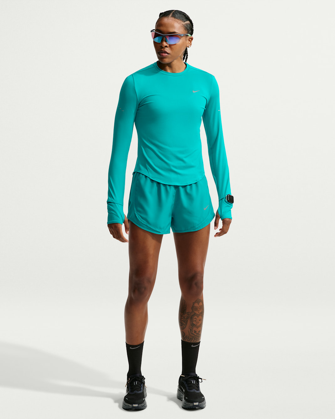 Nike Tempo Women's Dri-FIT Mid-Rise Brief-Lined Running Shorts - Energy/Energy/Energy