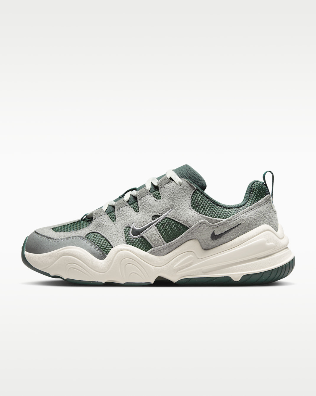 ナイキ テック ヘラ ウィメンズシューズ - ライトスモークグレー/ビンテージグリーン/セイル/ダークスモークグレー