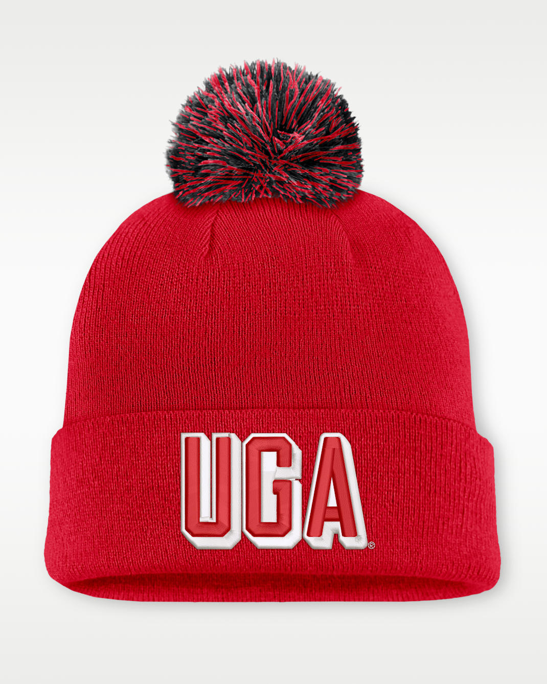 Georgia Peak Men's Nike College Cuffed Beanie - Red