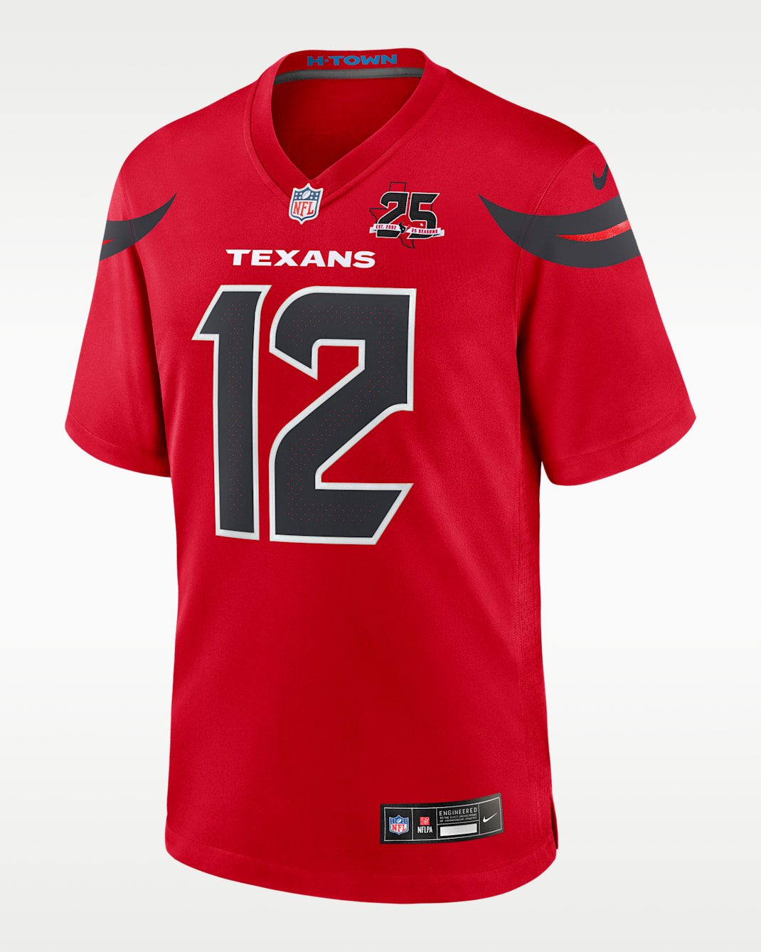 Nico Collins Houston Texans 25th Season Men's Nike NFL Game Jersey - Red