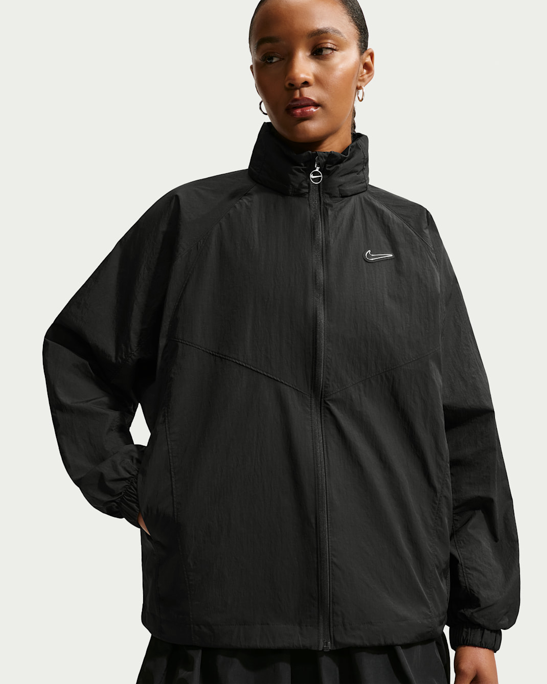 Nike Sportswear Women's Woven Jacket - Black/Black