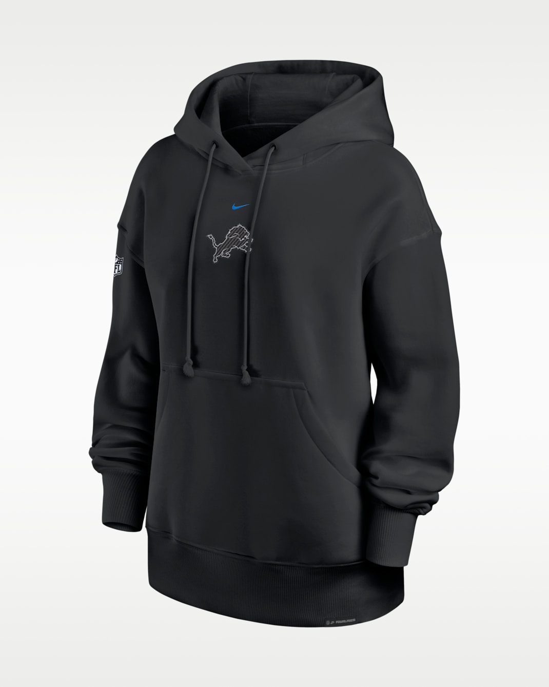 Detroit Lions Rivalries Collection Phoenix Women's Nike NFL Oversized Pullover Hoodie - Black