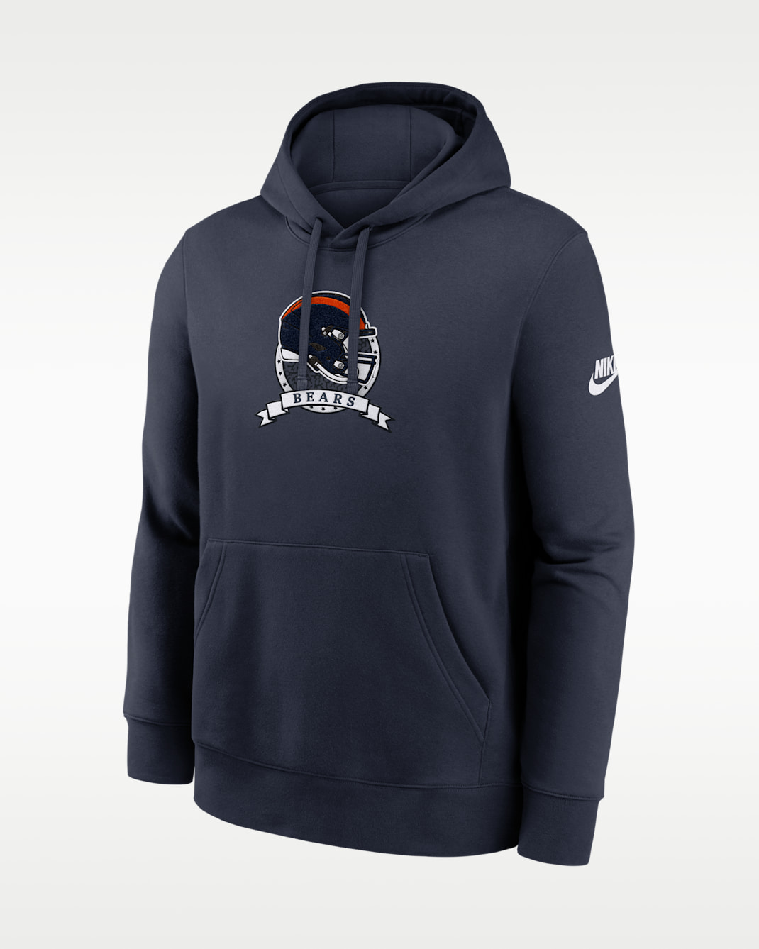 Sudadera con gorro sin cierre Nike de la NFL para hombre Chicago Bears Rewind Club - Azul marino