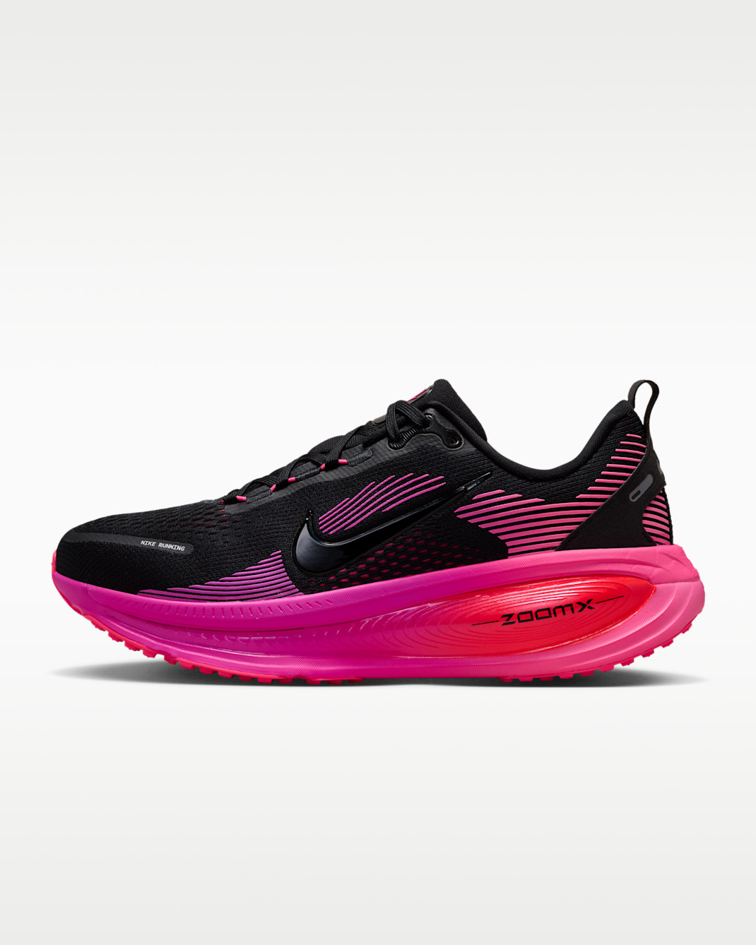 Nike Vomero 18 Women's Road Running Shoes - Black/Hyper Pink/Laser Crimson/Black