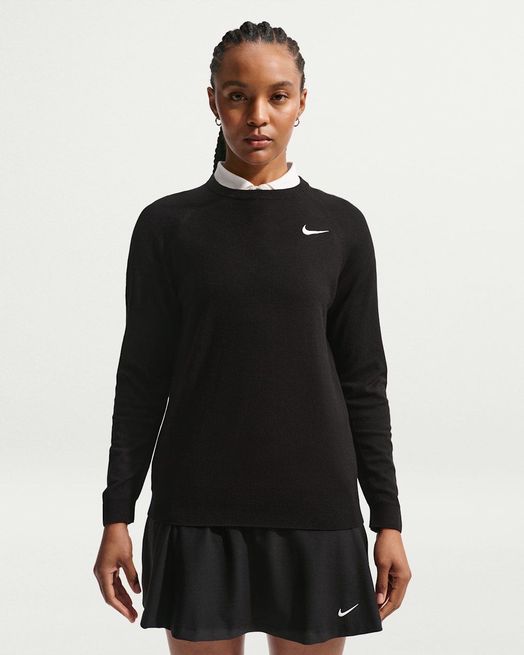 Nike Tour Women's Golf Sweater - Black/White