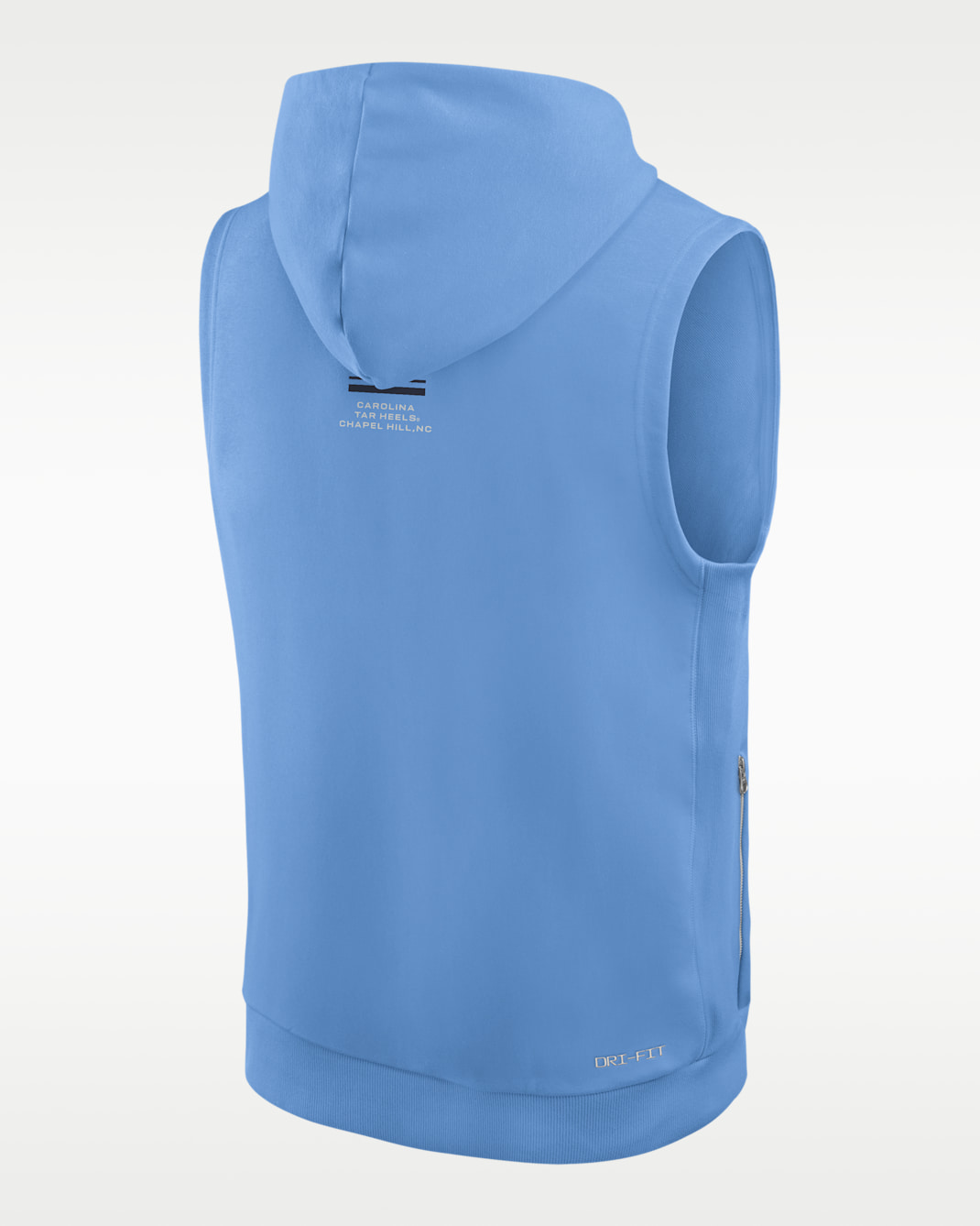 North Carolina Sideline Men's Jordan Brand Dri-FIT College Sleeveless Pullover Hoodie