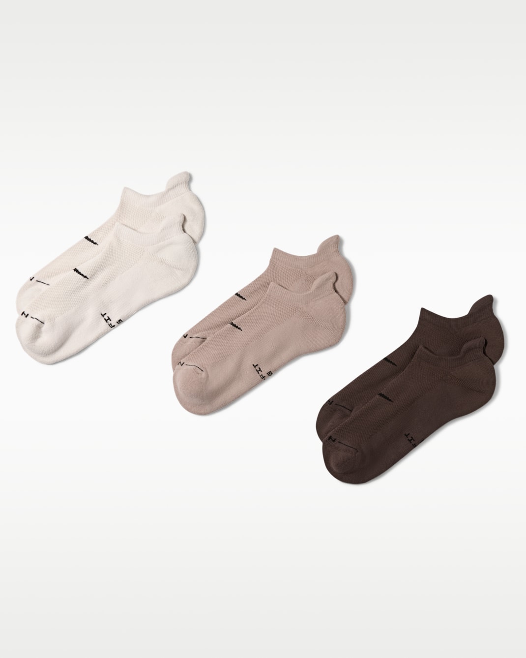 Nike Everyday Elevated No-Show Socks (3 Pairs) - Multi-Color