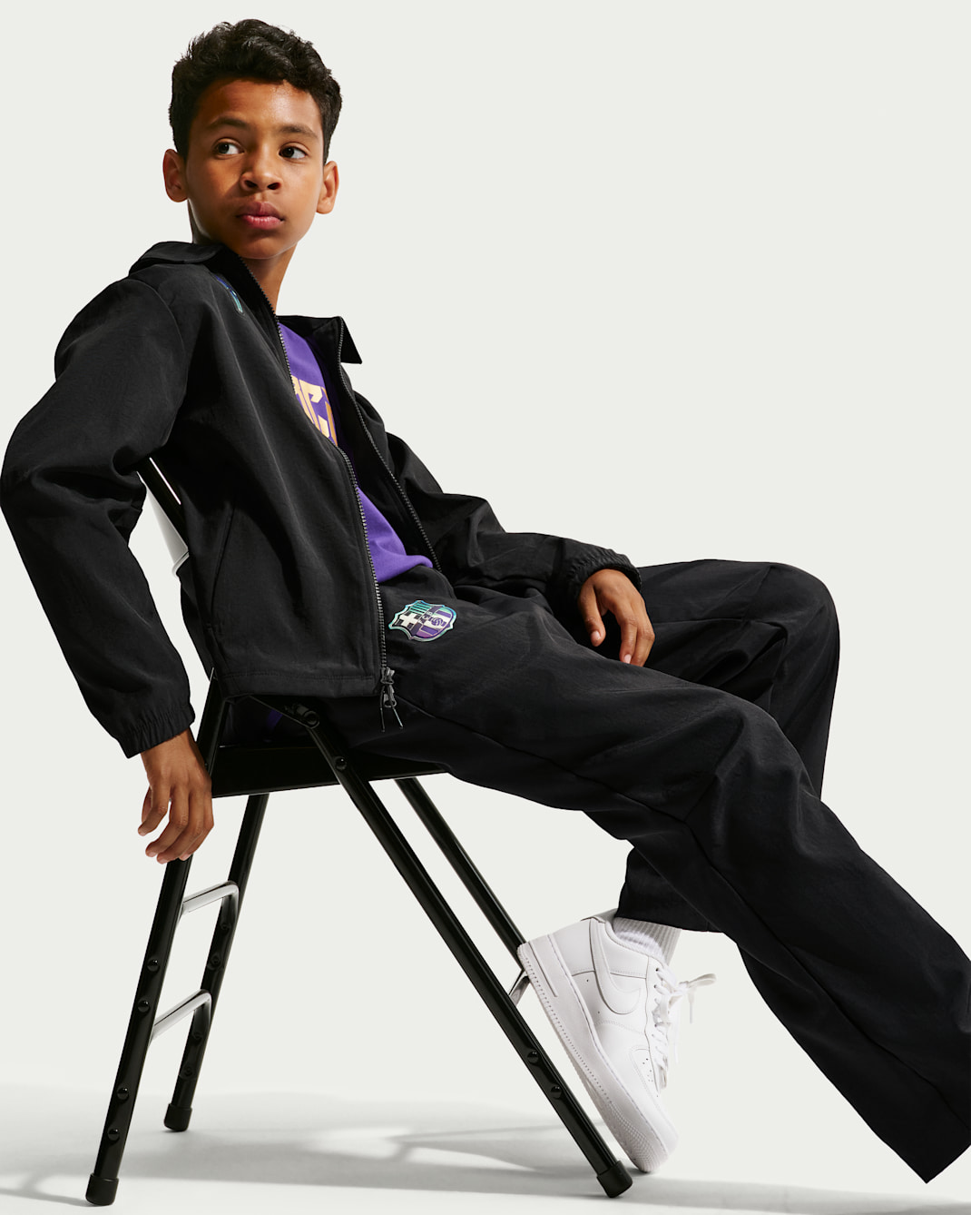 FC Barcelona Away Big Kids' Kobe Soccer Woven Pants