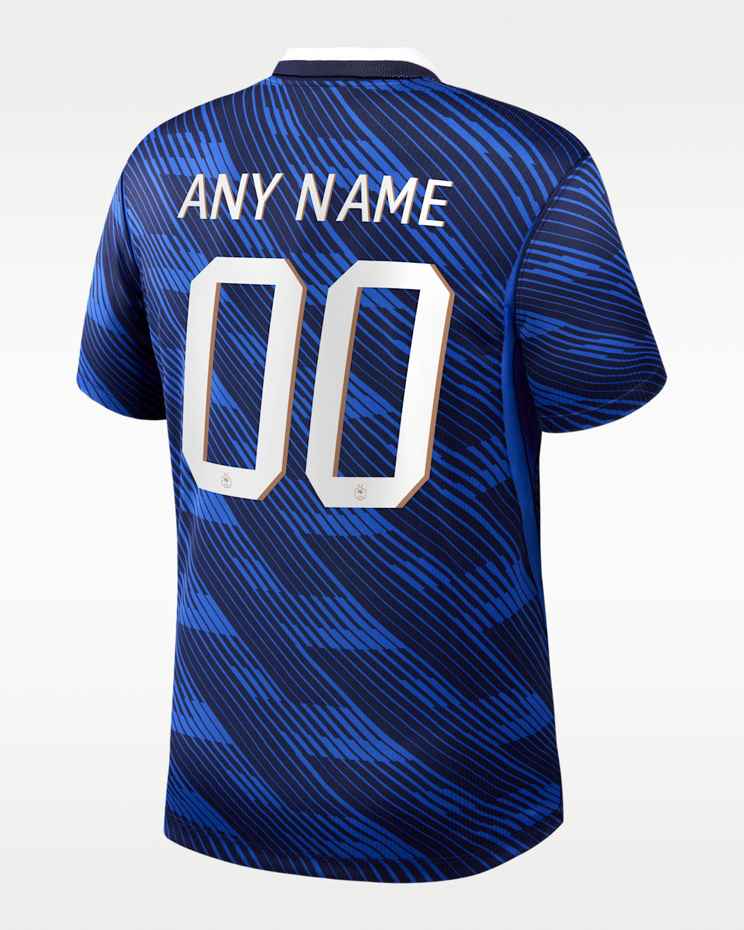 Jersey By You de fútbol Nike Dri-FIT Replica personalizable para hombre Francia local 2026 Stadium - Royal juego